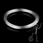 2mm Bendable Aluminum Wire, 32.8 Feet Metal Craft Wire for Sculpting, DIY Jewelry Making, Doll Making, Modelling and Bonsai Training - size: 10 M x 2 mm