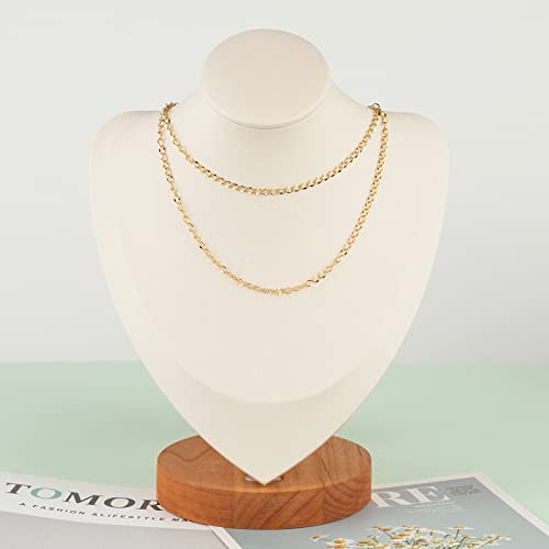 UMAOKANG 32.8 Feet Gold Chains for Jewelry Making, 316 Stainless Steel Extender Chain Links for Necklace Bracelet Making with 10pcs Lobster Clasps and 30pcs Jump Rings - color: Gold Twist