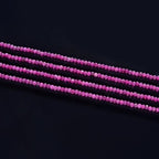 Adabele 15 Inch Natural Red Ruby Healing Gemstone 3mm x 2mm Tiny Small Faceted Round Rondelle Loose Beads Stone Spacer (155-165pcs) for Craft Jewelry Making GK-A5 - color: Red Ruby, size: 3mm x 2mm - 15 inch/1 strand