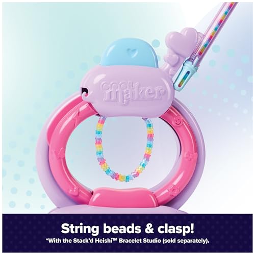Cool Maker, Stack’d Heishi Expansion Pack Bead Kit, Bracelet Making Kit with Over 1300 Beads for Bracelets, Makes 15, Arts and Crafts Kids Toys for Girls Ages 7 and up - style: Heishi Expansion Pack Bead Kit
