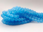 Stone Beads 6mm 140pcs Light Blue Chalcedony Beads Round Loose Gemstones Beads for Bracelet Necklace Jewelry Making (6mm, 60628 Light Blue Chalcedony) - color: Light Blue Chalcedony Beads, size: 6mm