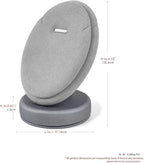 PU Leather Necklace Display Stand Microfiber Small Necklace Holder Jewelry Gift Display Stand For Birthday, Valentine's Day (Light Gray) - color: Light Grey