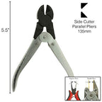 The Beadsmith Side Cutter Parallel Plier, 5.5 inches (140mm), Steel Tool for Jewelry Making, no Spring - style: Side Cutter - 140mm