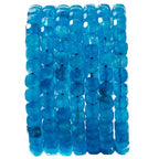 Natural Faceted Apatite Cube Stone Beads 5-5.5mm 60pcs/str Loose Square Semi Gemstone Stone Beads for Making Bracelets Necklace Earrings - color: Apatite