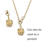 Zpsolution 12 Pieces Locking Magnetic Necklace Clasps and Closures Rose Magnetic Clasp for Jewelry Necklace Bracelet - color: 6 Glod 6 Silver