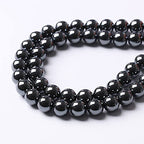 71pcs 6mm AAA Black Hematite Beads Natural Stone Gemstone Round Loose Beads for Jewelry Making DIY Bracelets Necklace Earrings - color: Black Hematite, size: 6mm