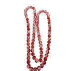 DandS ltd Crackle Lampwork Glass Beads for Jewelry Making, Dark Pink, Vibrant DIY Bracelets, Necklaces, Earrings, Beading Supplies & Craft Kits for Handmade Jewelry, 80pcs 0.39 inch (10mm), #J233-10 - color: Dark Pink