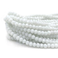 415pcs Rondelle Crystal Glass Beads 2mm 4mm 6mm 8mm Mixed Sizes, Faceted Briolette Spacer Czech Seed Loose Beads for DIY Jewelry Making (White) - color: White