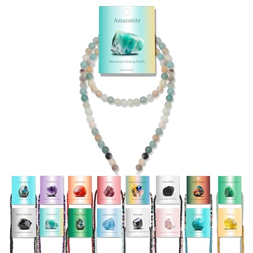 Vinswet 90pcs 4mm Amazonite Natural Stone Beads Round Genuine Real Stone Beading Loose Gemstones DIY Smooth Bead for Bracelet Necklace Earrings Jewelry Making - color: Amazonite, size: 4mm
