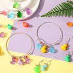 Augshy 64 Pcs Mini Ducks Charms Luminous Resin Ducks Glow in The Dark Duck Beads Tiny Duck Pendant for DIY Bracelet Necklace Jewelry Making Party Supplies, 0.6*0.8inch - style: Duck Style