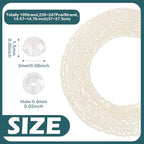 FASHEWELRY 10 Strands Briolette Crystal Glass Beads 2mm Rondelle Faceted Glass Spacer Beads Full Rainbow Plated for Necklace Bracelet Jewelry Making (Champagne Yellow) - color: Champagne Yellow, size: 2mm