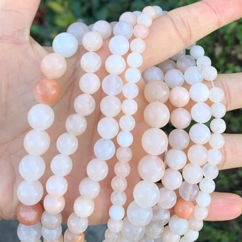 90pcs Adabele Natural Light Red Aventurine Healing Gemstone 4mm (0.16 inch) Small Round Beads Gem Stone Spacer for Craft Jewelry Making GF5-4 - color: Red Aventurine, size: 4mm (90pcs/1 Strand)