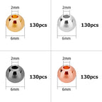 ZSFLZS 520pcs 6mm Round Spacer Beads for Bracelets Making, Heishi Polymer Flat Disc Spacer Bead for Jewelry Making, Ball Spacer Beads for Bracelets Clay Beads for Jewelry Making - size: 520pcs(6mm Balls)