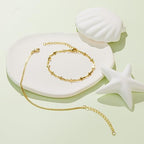 Gold Bracelets Set for Women Stack, Chunky Thick Bracelets Stack for Women Trendy, Simple Dainty Thin Gold Plated Cuff Stackable Bracelets With Beaded Cuban Paperclip Snake Rope Bangle Hand Chain Jewelry - style: Style 04-gold