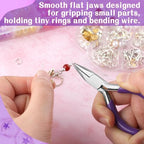 SPEEDWOX 3 Inch Chain Nose Pliers - Miniature Pocket Plier for Jewelry Making - style: Chain Nose Pliers