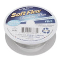 Soft Flex 21 Strand Beading Wire - Fine 0.14 Diameter - 30 Feet Design Wire - style: Satin Silver