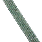 BEADIA Natural Green Aventurine Spacer Beads Caps Loose Semi Gemstone for Beading Jewelry Making 6mmx3mm 38cm - color: Green Aventurine, size: Round 6mm x 3mm