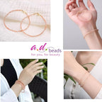 AD Beads Natural Gemstone Diamond-Cut Micro-Faceted Round Tiny 4mm Small Round for DIY Necklace Jewelry Making Beads (Sun Stone) - color: Sun Stone