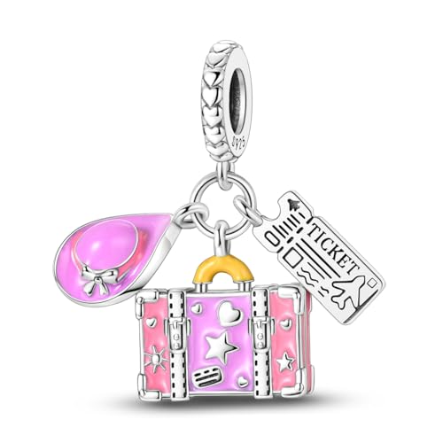 LAZA Charms for Bracelets 925 Sterling Silver Butterfly Summer Travel Ocean Lucky Charm Beads Pendant Jewelry for Women Mom - color: Loving girl hugs cat