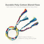 Woven Friendship Bracelets Pack of 12, Handmade Adjustable Bracelets with Sliding Knot Closure for Kids, Girls, Teens & Women, Colorful Bulk Set - style: Handmade bracelet mixed color -12pcs