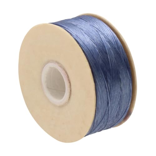 The Beadsmith Nymo Thread – 10-Pack Royal Blue Color – Size D, .30mm Diameter, 64 Yard/58.5 Meter Spool – Made of Nylon – Bead Embroidery & Weaving, Off Loom & Loom Work and DIY Craft Projects - size: Size D, 64 Yards, style: Royal Blue