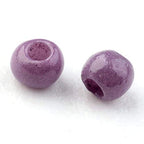 Craftdady 12/0 Opaque Round Glass Seed Beads 2mm Smooth Tiny Loose Pony Ball Spacer Beads About 2840Pcs MediumPurple for Jewelry Making Hole: 0.7mm - color: Opaque MediumPurple, 2mm