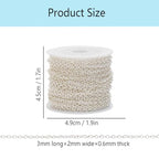 60 Feet Metal Iron Jewelry Chains 2 mm Bulk Gold and Silver Necklace Link Chains for Jewelry Making (Silver and Gold) - color: Silver and Gold