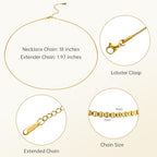 SMYHTGLIF 12 Pack Gold Box Necklace Chain Bulk Stainless Steel Craft Women and Men Necklace Chain for Jewelry Making - color: Gold Box, size: 18 Inches