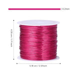 492FT Jewelry Wire 32 Gauge Tarnish-Resistant Copper Beading Wires Roll Bulk for DIY Crafts Jewelry Making, Rose Pink Wire - color: Rose pink, size: 0.2mm
