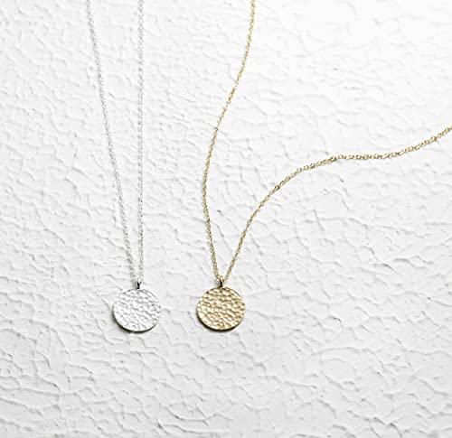 Valloey Rover Gold Necklace for Women 14K Gold Plated Circle Cubic Zirconia Pendant Necklace Dainty Twist Rope Chain Necklace Simple Jewelry Gift for Women - style: Sliver-full moon