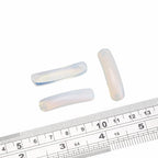 BEADIA Curved Opal Stone Beads 36x10mm 4pcs for DIY Bracelet Jewelry Making - color: Opal