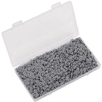2000Pcs White Clay Beads Polymer Clay Spacer Beads Flat Beads 6mm Round Heishi Vinyl Beads for DIY Craft Gift Adults Bracelets Necklace Jewelry Making Earring Accessories (Gray) - color: Gray
