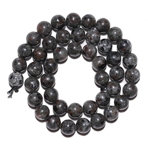 8mm Natural Flame Yooperlite Gemstone Beads Polished Round Smooth Stone Beads for Bracelets Jewelry Making 15inch Loose Beads - color: Flame Yooperlite Stone, size: 8mm