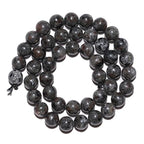 8mm Natural Flame Yooperlite Gemstone Beads Polished Round Smooth Stone Beads for Bracelets Jewelry Making 15inch Loose Beads - color: Flame Yooperlite Stone, size: 8mm
