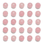 NCB 100pcs Original Natural Stone Beads Gemstone Round Loose Beads 6mm 8mm 10mm (Rose Quartz, 10mm 100Beads) - color: Rose Quartz, size: 10mm 100Beads