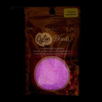 John Bead 25g Cylin Beads Rose Glow in Dark AB 11/0 Glass Cylindrical Seed Beads for Jewelry Bracelets Necklaces Earrings Making Embroidery - color: Rose Glow in Dark AB