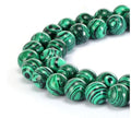 90pcs Synthetic Green Malachite Healing Gemstone 4mm (0.16 inch) Small Round Beads Gem Stone Spacer for Craft Jewelry Making GF25-4 - color: Lab Created Malachite, size: 4mm (90pcs/1 Strand)