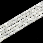 160pcs 4x2mm Natural Mother of Pearl Shell Heishi Disc Flat-Rondelle Spacer White MOP Loose Beads for Jewelry Making 15 Inch - color: Mother of Pearl Shell, size: 4x2mm