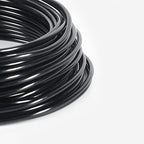 Tenn Well 9 Gauge Aluminum Wire, 50 Feet 3mm Bendable Metal Craft Wire for Sculpting, Armature Making, Jewelry Making, Wire Weaving and Wrapping (Black) - color: Black, size: 9 Gauge