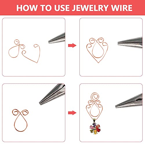 99.5% Pure Copper Wire Round Bare Copper Wire,9 Gauge Jewelry Making Beading Floral Craft Wire (Length 3.28Ft)