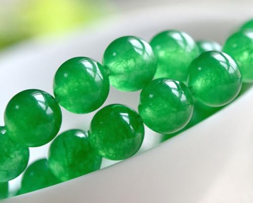 90pcs Adabele AAA Natural Green Agate Healing Gemstone 4mm (0.16 inch) Small Round Loose Beads Gem Stone Spacer for Craft Jewelry Making GC11-4 - color: Green Agate, size: 4mm (90pcs/1 Strand)