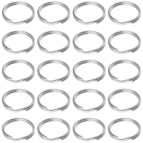 Pawfly 100 Pack 3/5 Inch Mini Split Jump Ring with Double Loops Small Metal Rings Connectors for Jewelry Necklaces Bracelets Earrings Crafts Ornaments and DIY Arts - size: 3/5 Inch,100 PCS