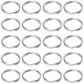 Pawfly 100 Pack 3/5 Inch Mini Split Jump Ring with Double Loops Small Metal Rings Connectors for Jewelry Necklaces Bracelets Earrings Crafts Ornaments and DIY Arts - size: 3/5 Inch,100 PCS