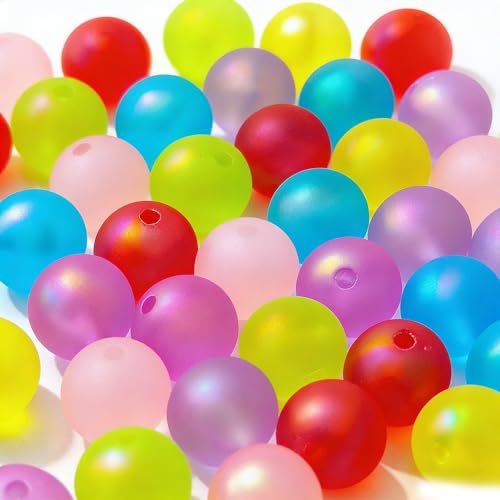 Mixed Lots Shiny Silicone Bead DIY Beading Hairband Bracelets Necklace Craft Embelishment (Mixed Colors-Silicone#1) - color: Mixed Colors-Silicone#1