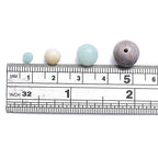 BEADIA Natural Amazonite Jade Stone Round Loose Semi Gemstone Beads for Jewelry Making 4MM 89PCS - color: Amazonite Jade, size: 4mm