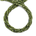 BEADIA Taiwan Green Jade Natural Stone Round Loose Semi Gemstone Beads for Jewelry Making 4MM 38cm/Strand - color: Taiwan Green Jade, size: 4mm