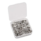Beadthoven 150pcs/box Tibetan Silver Butterfly Flower Spacer Beads Owl Bird Dragonfly Bees Loose Beads Charms with 1-2mm Hole for Jewelry Crafts Making - color: Antique Silver-Butterfly-15 Style
