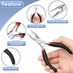 Billbotk Needle Nose Pliers For Jewelry Making, Long Nose Craft Pliers, Needlenose Pliers For Jewelry Making - style: Needle Nose Pliers