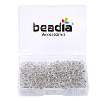 BEADIA Platinum Plated Jump Rings Non Tarnish 5mm 400pcs for Jewelry Making Findings - color: Platinum, size: 0.7x5mm