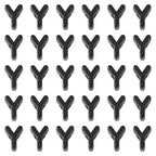 FASHEWELRY 30Pcs Acrylic Letter Y Beads with Large Hole Big Plastic Letter Blocks European Beads 3D Letters Chunky Vowel Initial Alphabet Bead for Key Chains Necklace DIY Arts Craft Projects - color: Black, size: Y